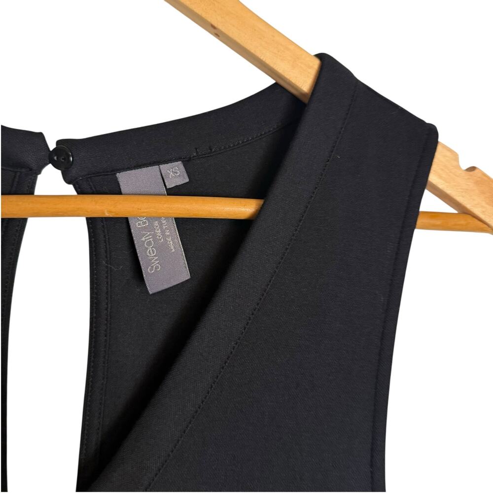 Sweaty Betty Black Cruise Wide Leg V-Neck Sleeveless Travel Jumpsuit Size XS - Picture 5 of 10